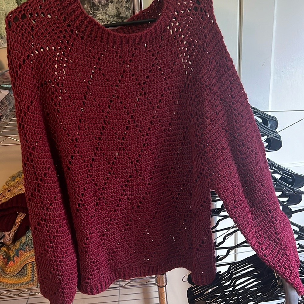 Crochet sweater